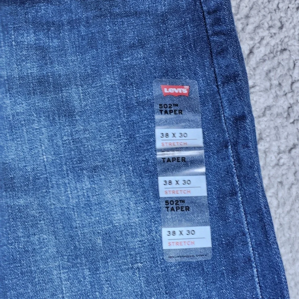 Levi's 502 Men's Denim Taper Fit Jeans Color‎ Blue 38x30